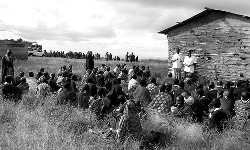 AIDS Education Provided to Villagers in Tanzania