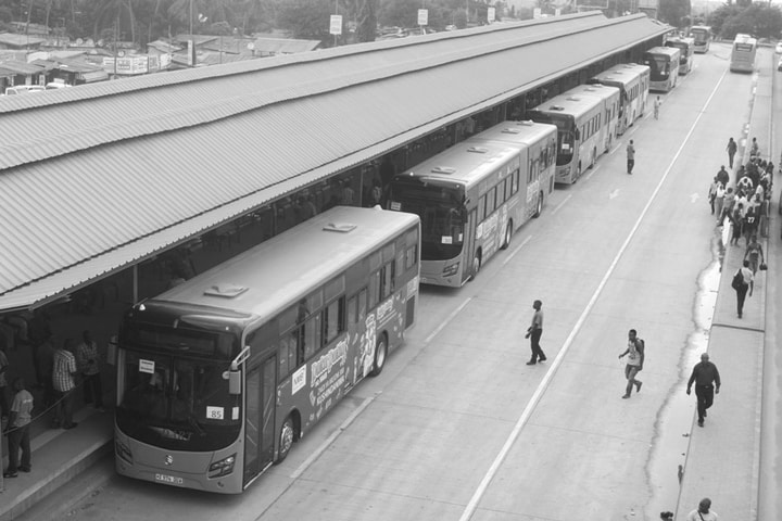 One of the Rapid Bus Transit Stations