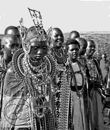 Maasai bride dressed up with all the ornaments - <a href=