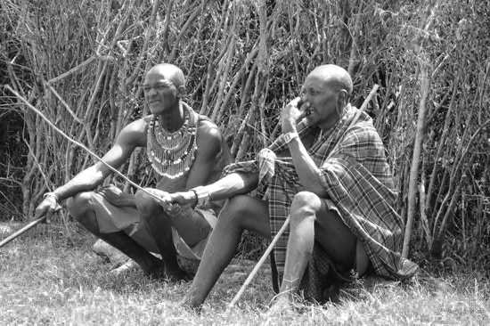 Maasai chief and one of the Maasai elders