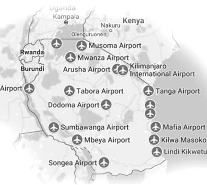 List of airports in Tanzania