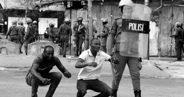 Opposition supporters under police control - Zanzibar