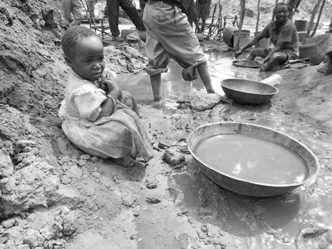 Child labor in gold mines Tanzania