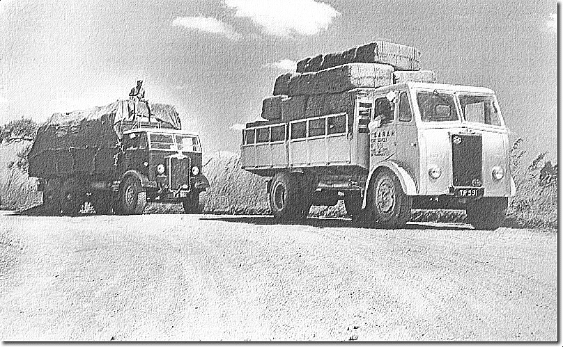 A Convoy with Supervisors Riding at the Back - The East African Railways and Harbours