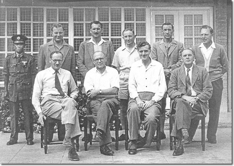 Staff at the Iringa Headquarters in Year 1960 - East African Railways and Harbours