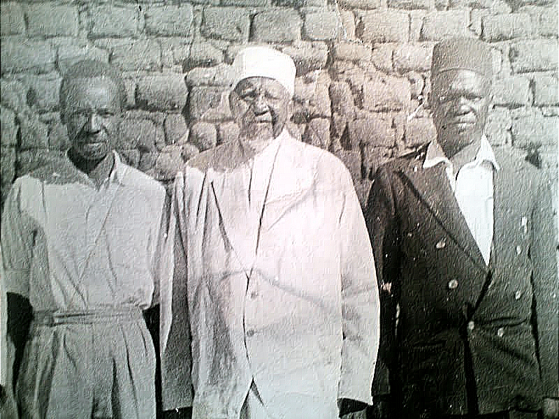 Chief Abdallah Said Fundikira III with Julius Nyerere