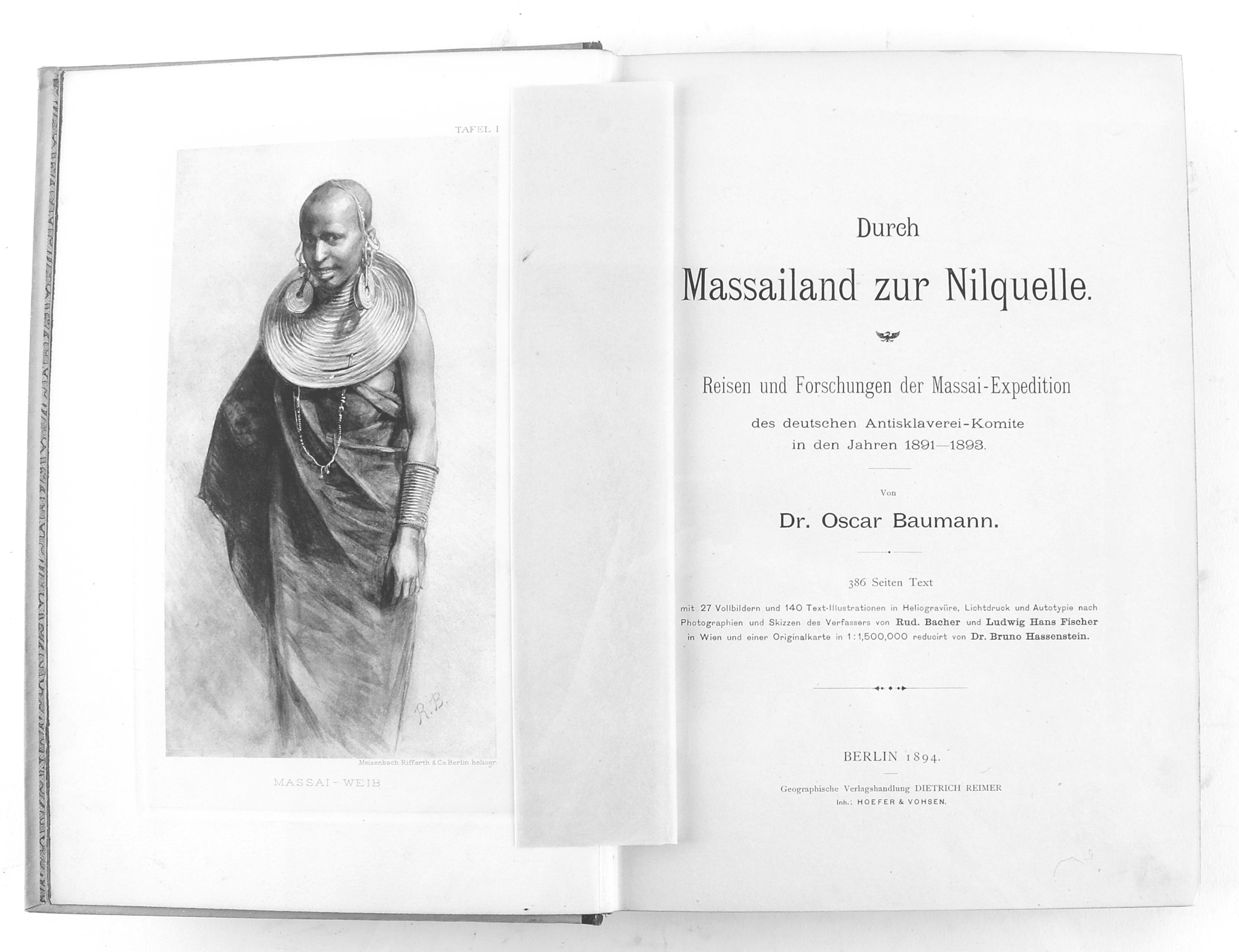 Durch Massailand zur Nilquelle book - Through the Maasai land to the source of the Nile