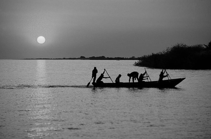 Fisherman on Lake Tanganyika