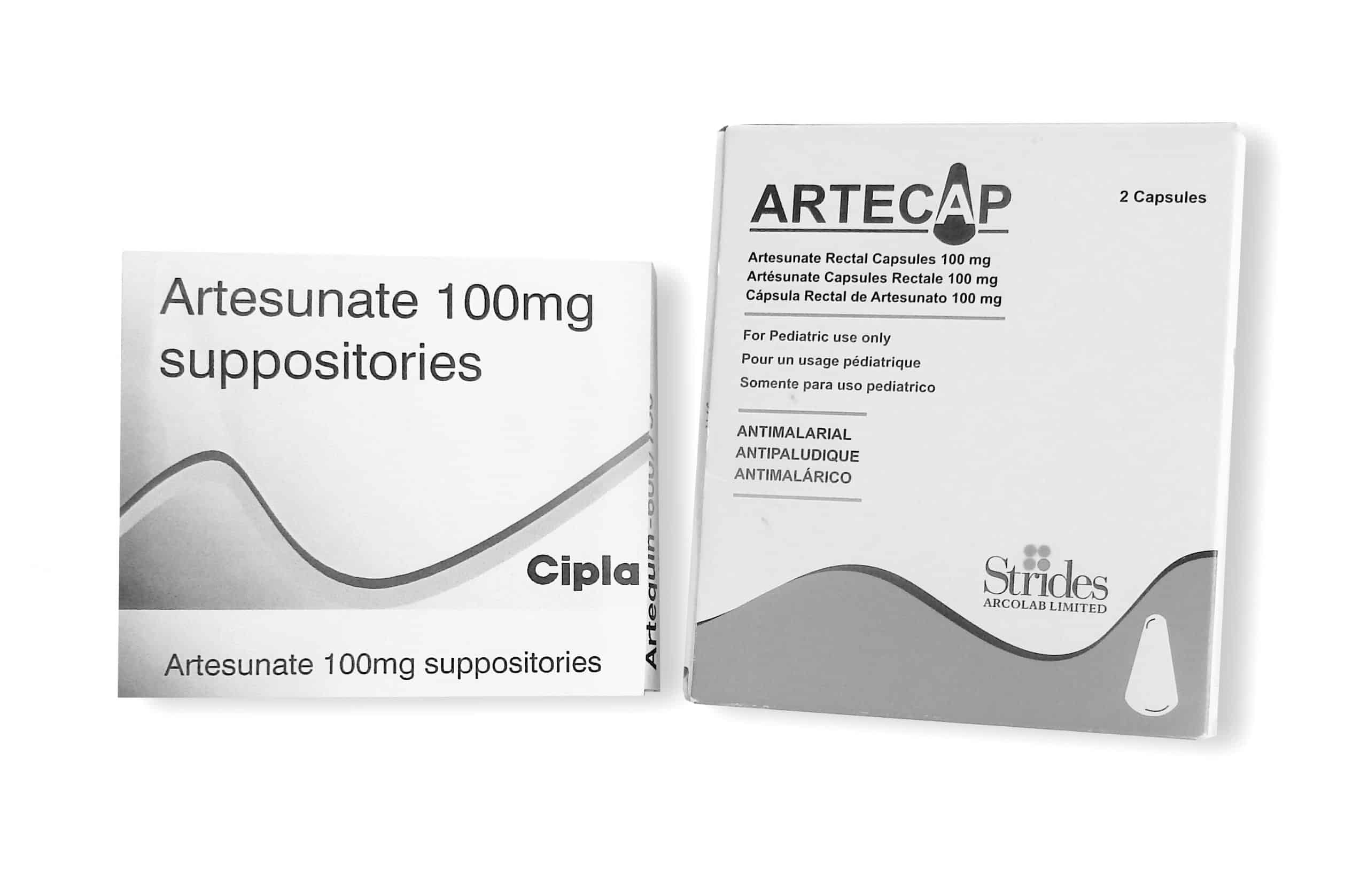 Artesunate rectal capsules