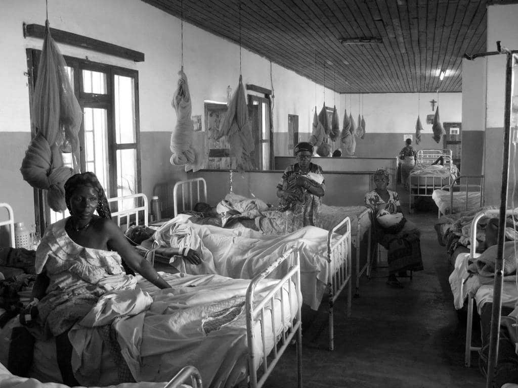 Women and Children in a Hospital in Iringa Tanzania