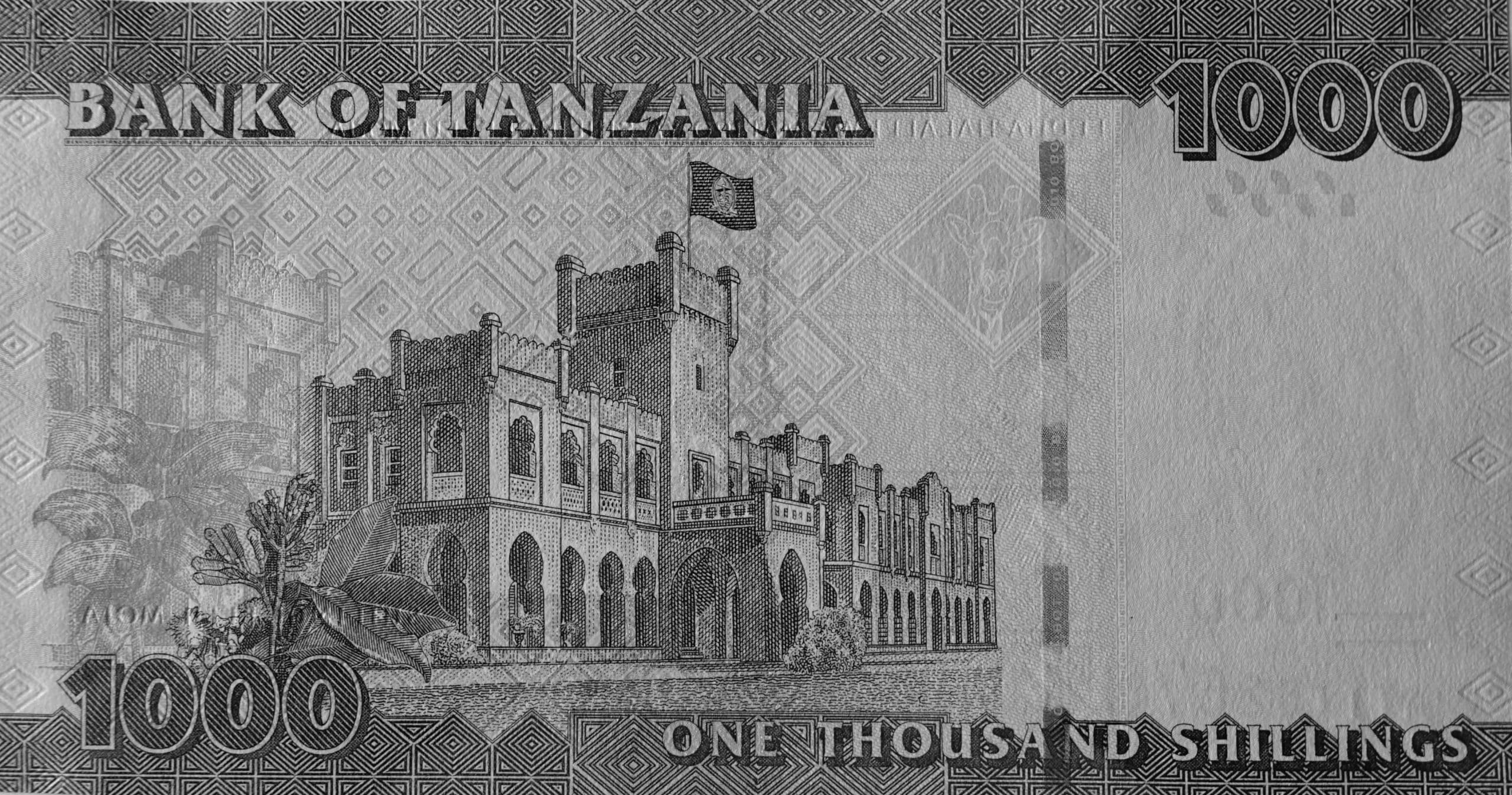 1000 Tanzania Shilling Back