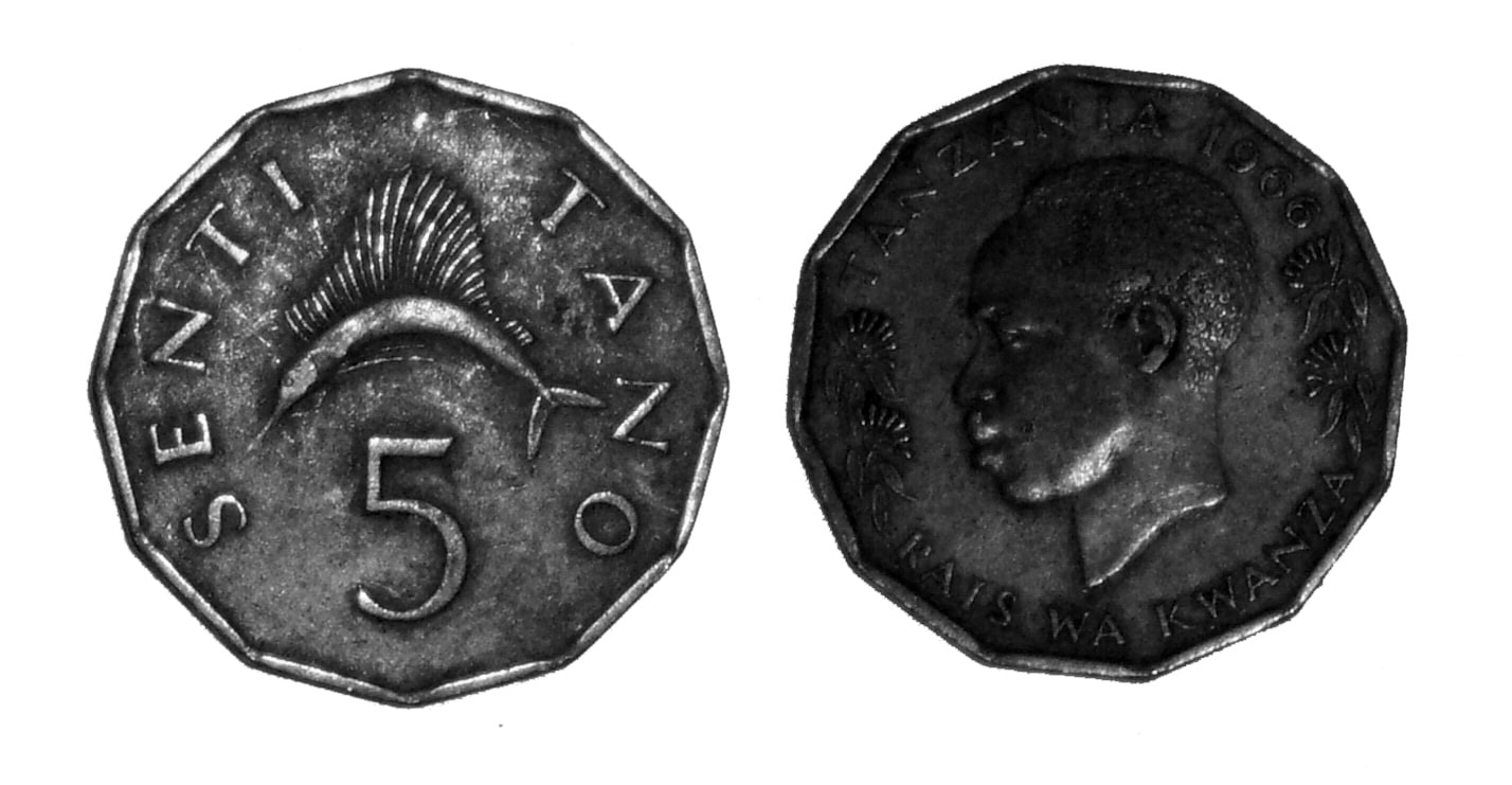 5 Tanzania cent coin