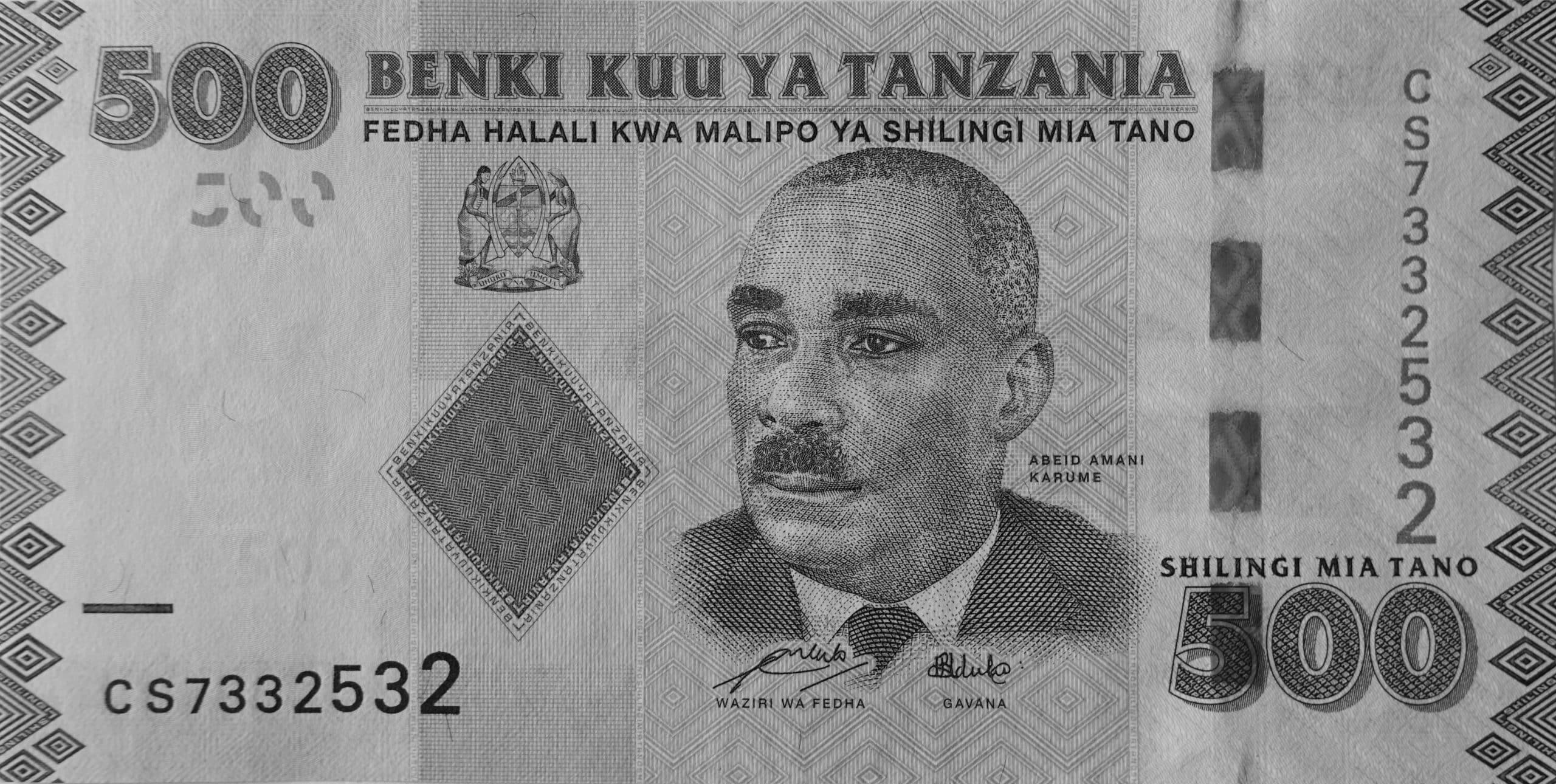500 Tanzania Shilling Front