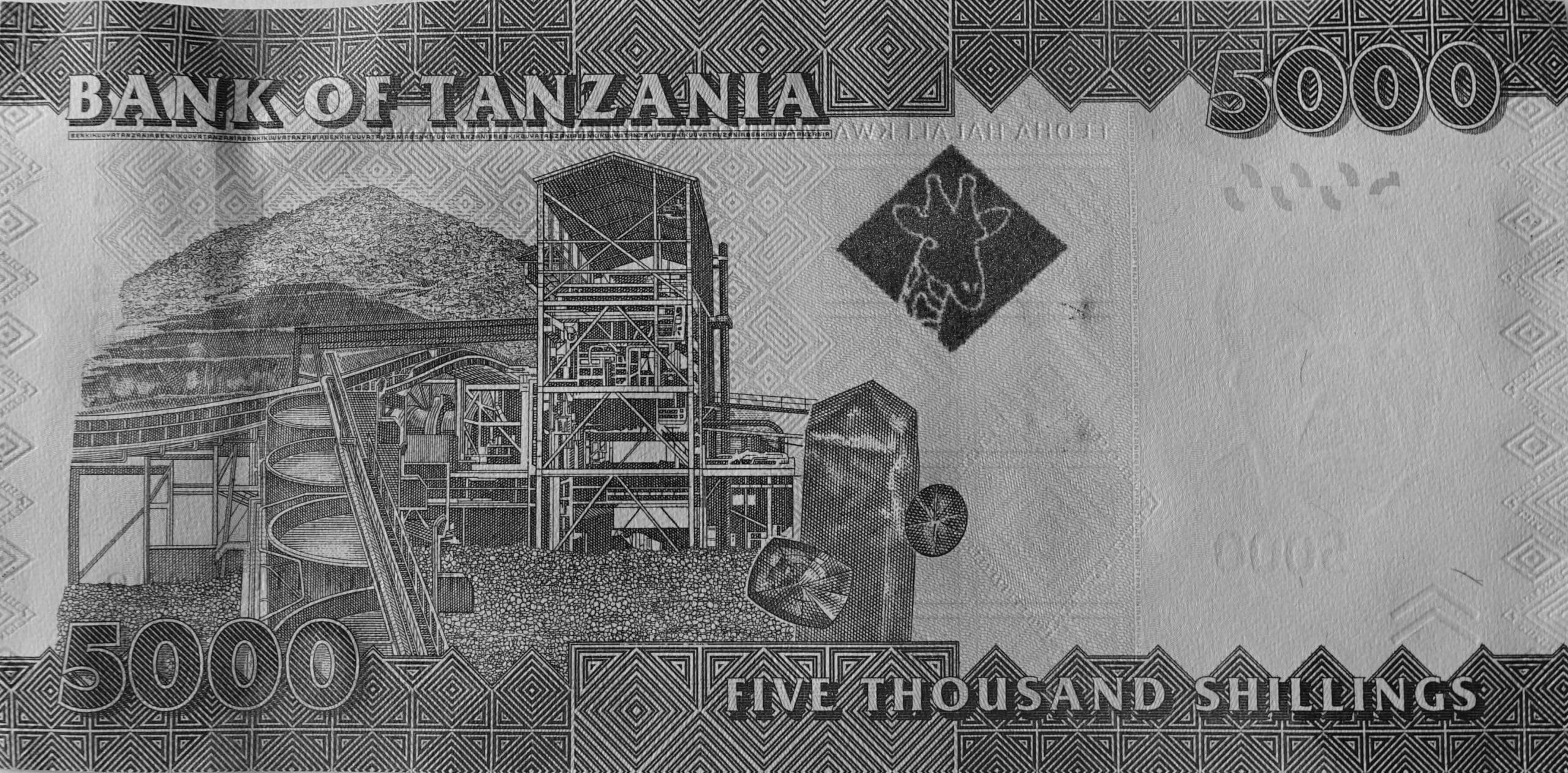 5000 Tanzania Shilling Back