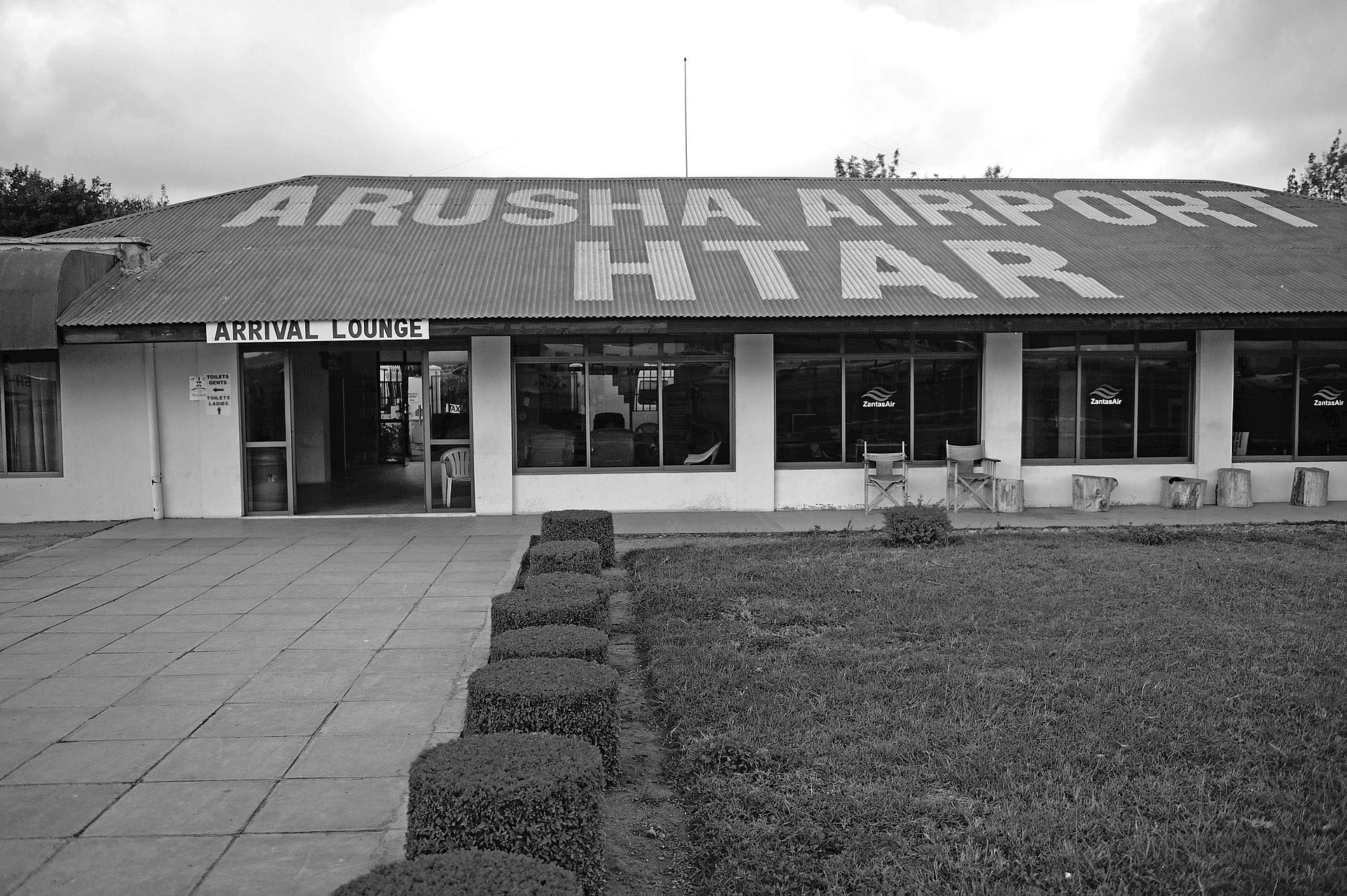 Arrival lounge Arusha airport