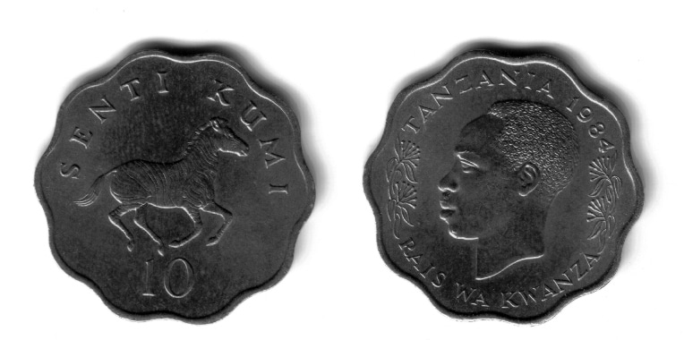 Tanzania 10 cent coin