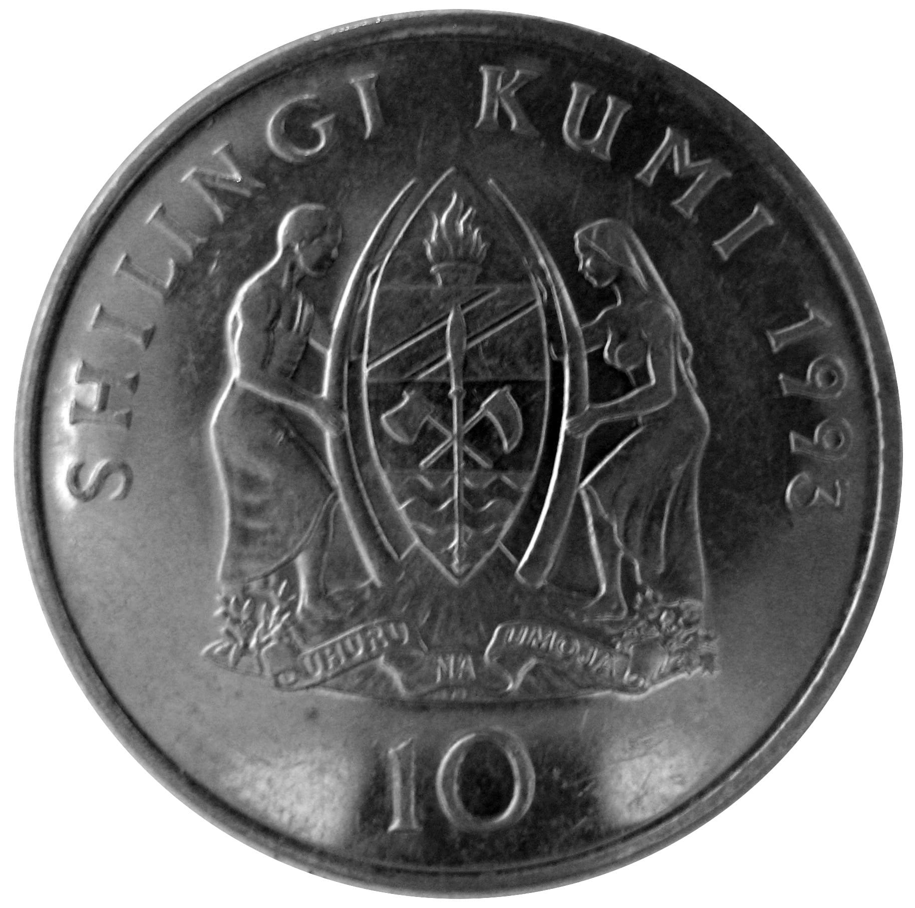 Tanzania 10 shilling coin
