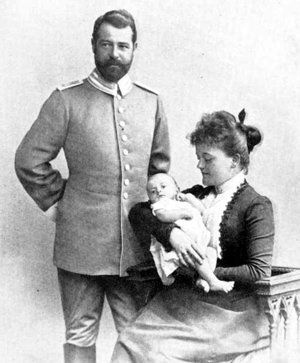 Tom Von Prince and his wife Magdalene von Prince, prior year 1908