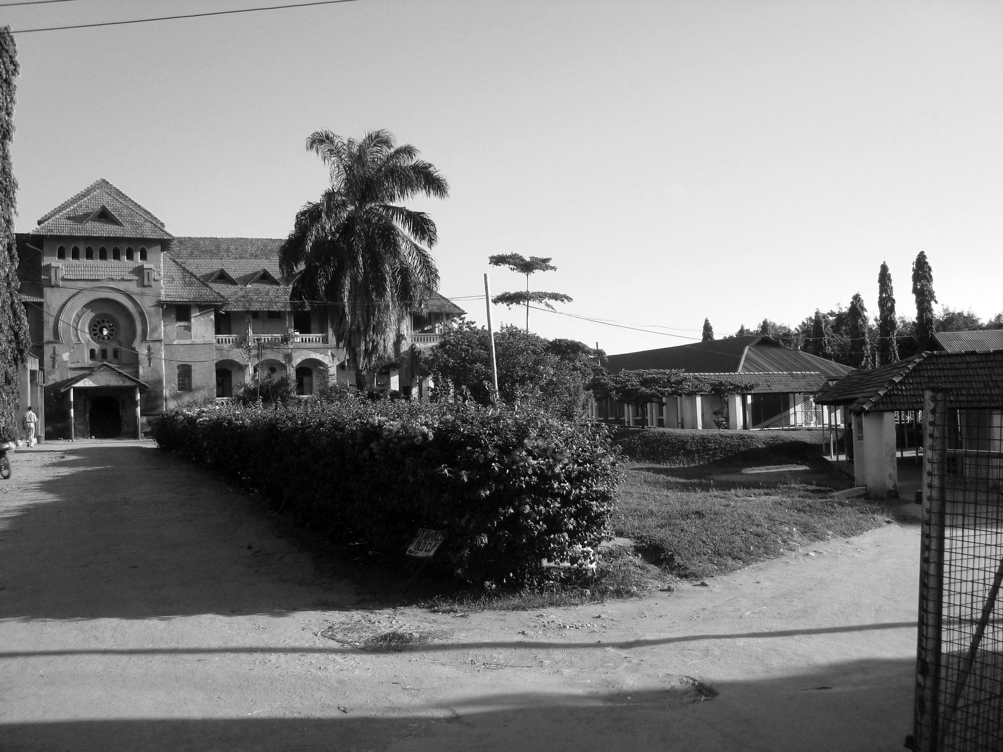 A cliff block built by the Germans at the Bombo Hospital