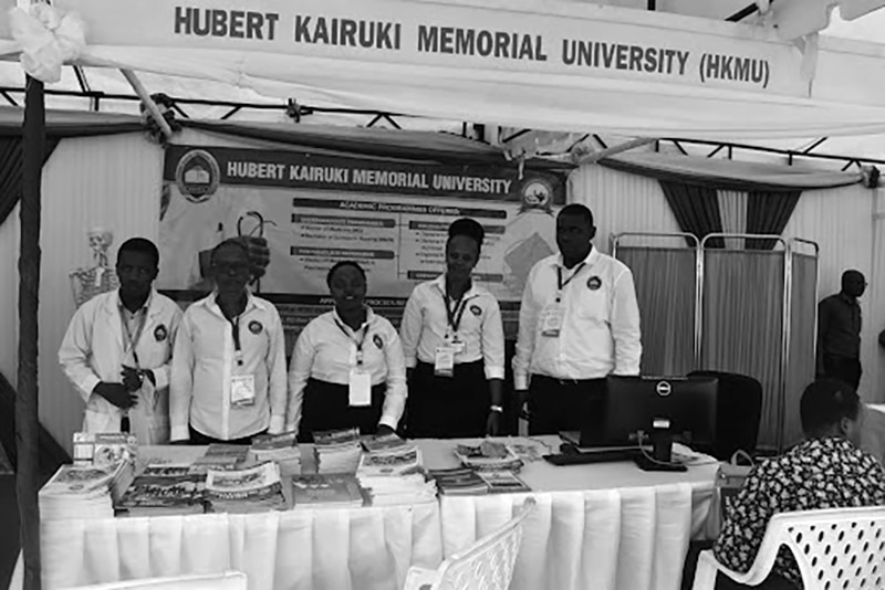 Hubert Kairuki Memorial University (HKMU) at one of the Tanzania Commission for Universities Exhibitions - Mnazi Mmoja Dar es salaam