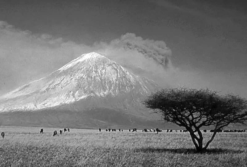 Ol Doinyo Lengai 1966 volcano eruption