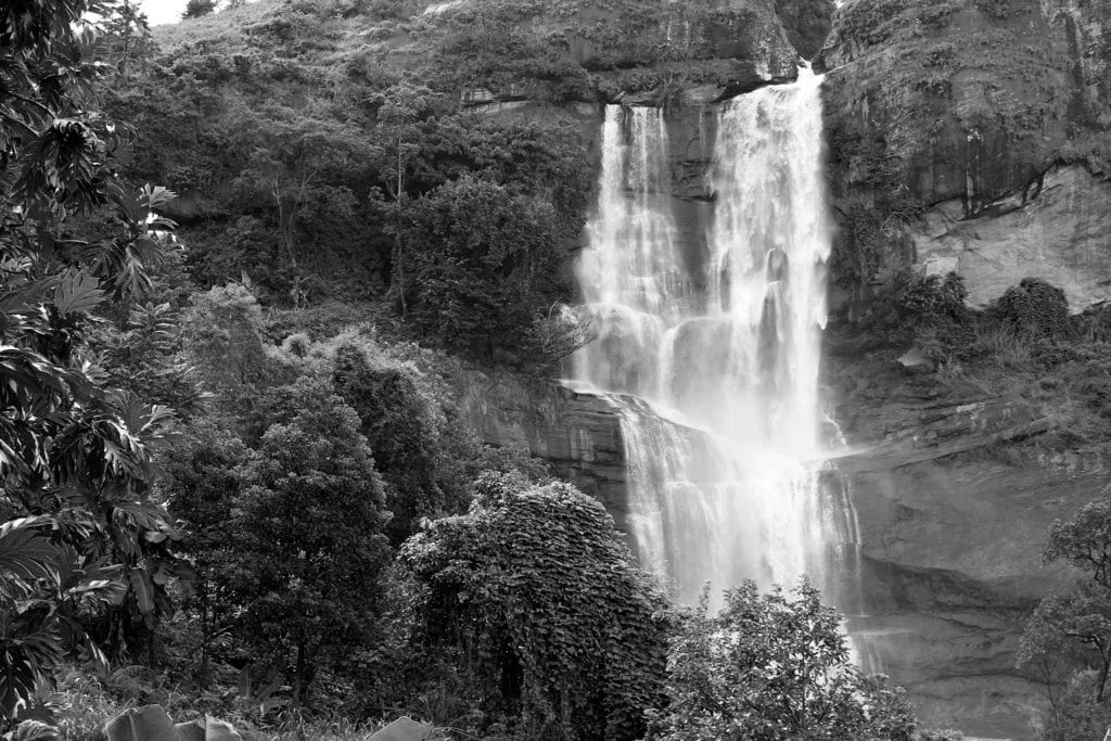 One of Uluguru mountains waterfalls close to Kinole