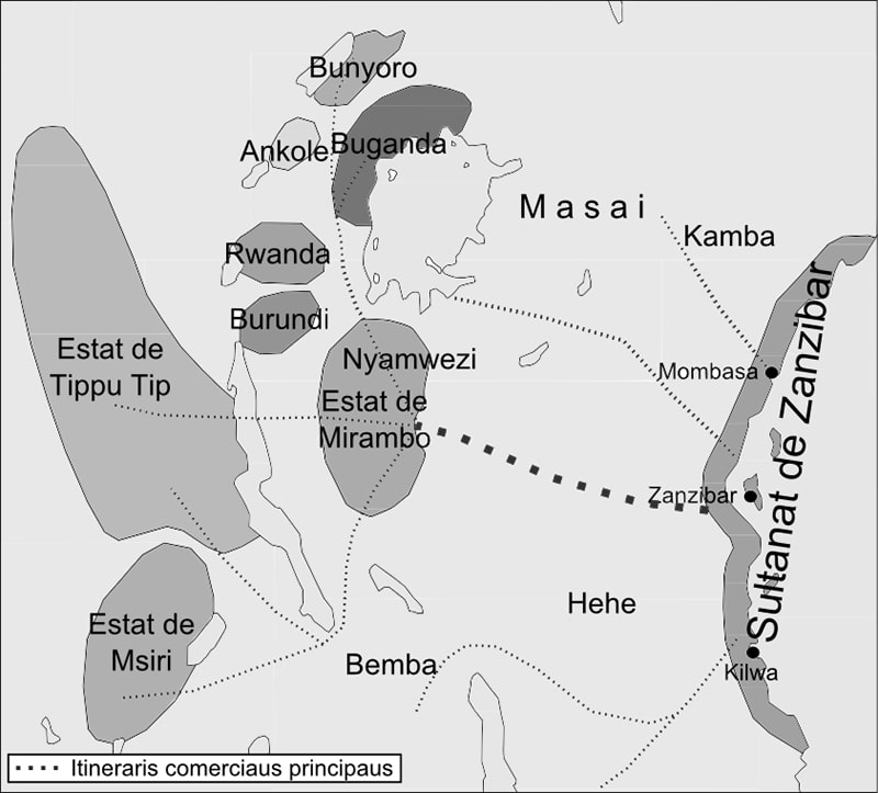 Sultanate of Zanzibar Map