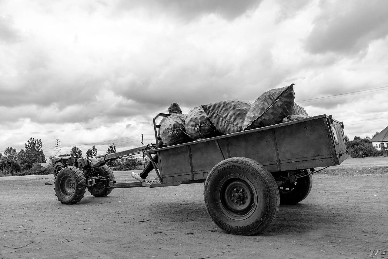 A modified tractor in Babati