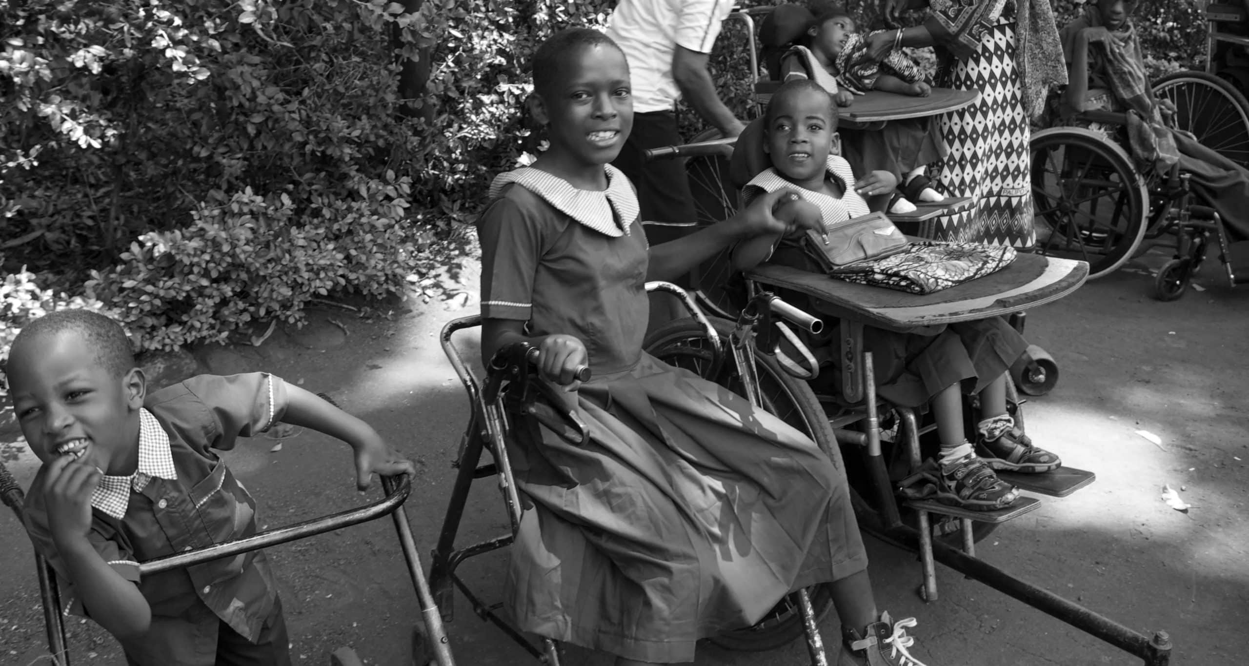 Children with disability at the Carman International Fellowship in Tanzania
