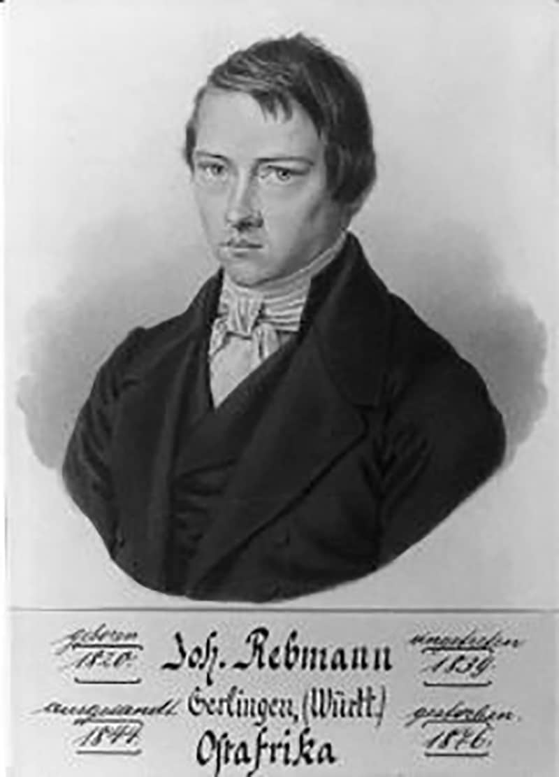 Johannes Rebmann, a missionary and first European to see Kilimanjaro