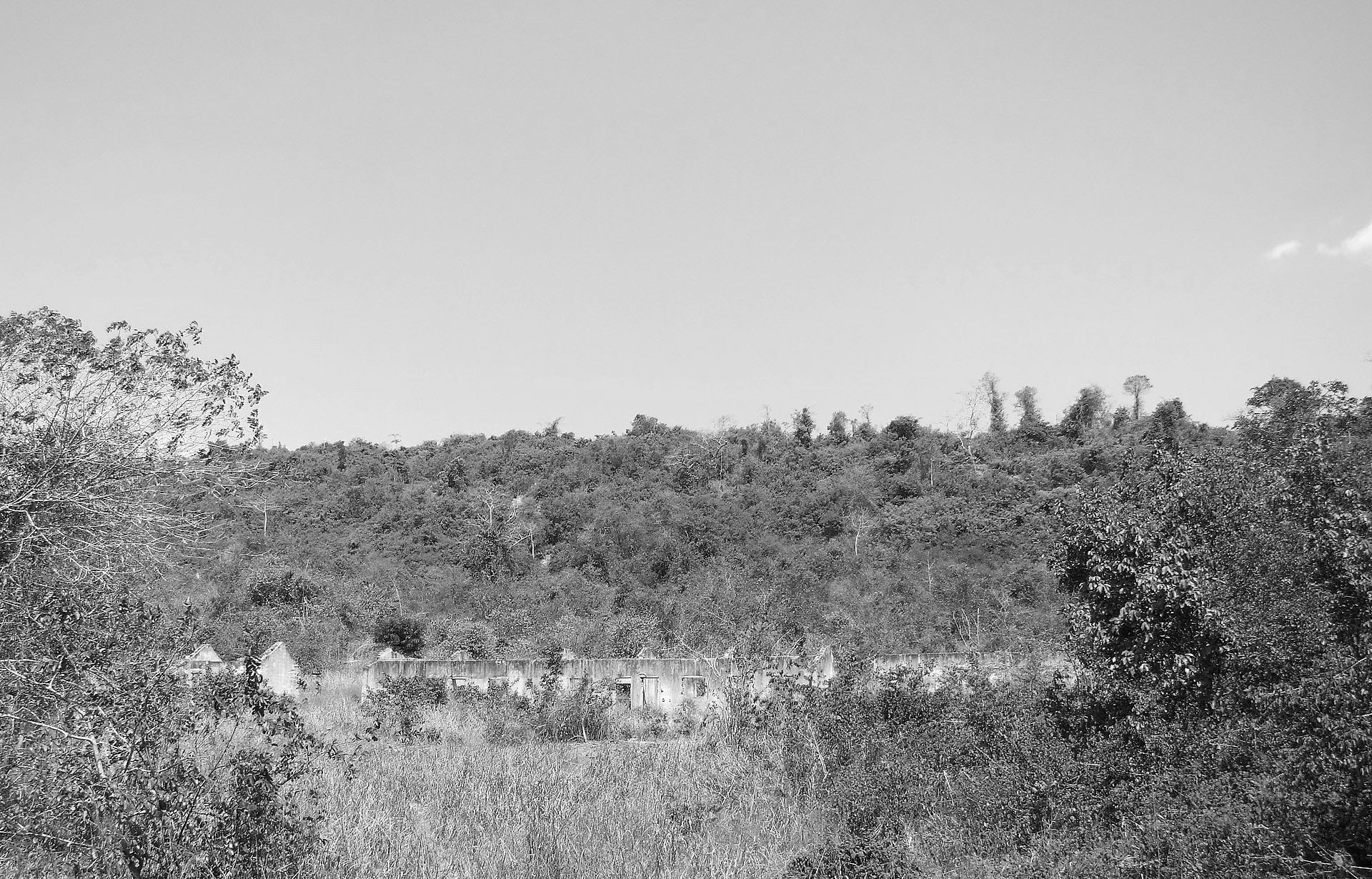 Kaolinite miners houses that used to be owned by Germans back in colonial times