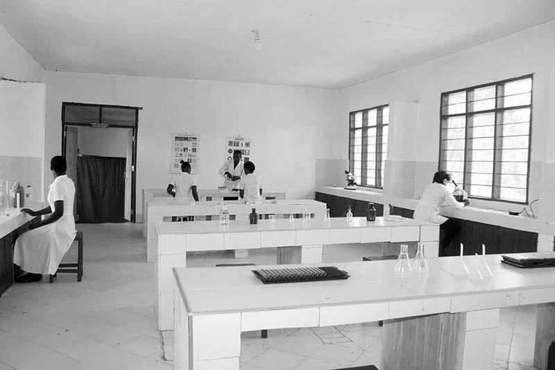 A laboratory at Mlimba Institute of Allied Health Sciences