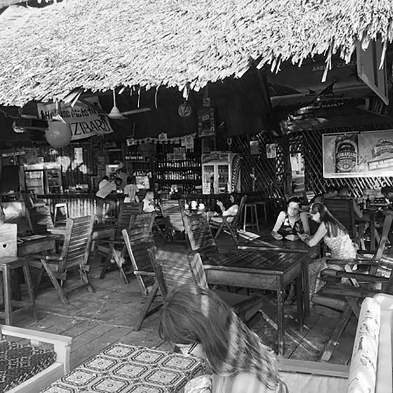 Mangi’s bar at Nungwi Beach in Zanzibar