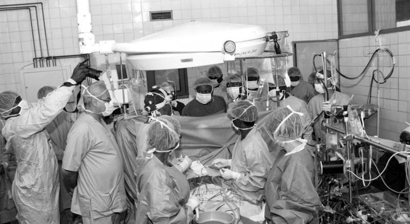 Vascular and endovascular specialists at work at the Jakaya Kikwete Cardiac Institute