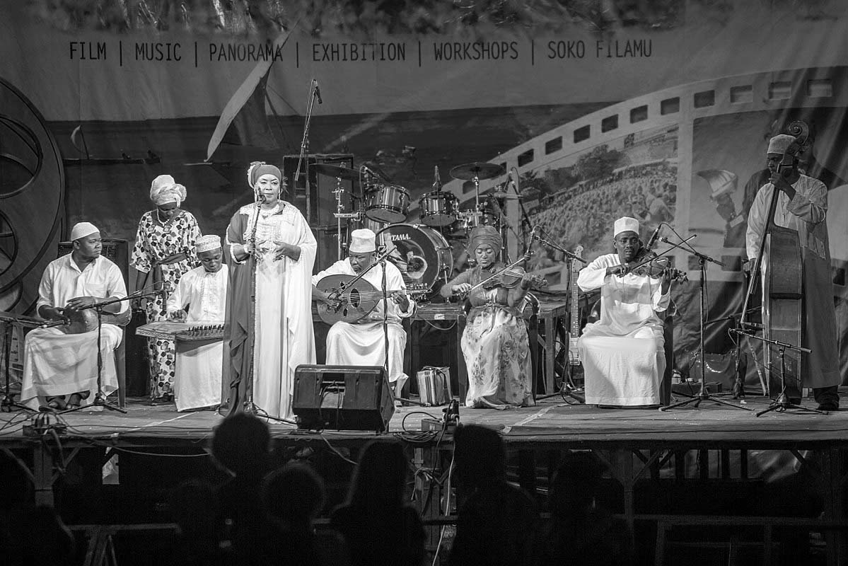 Taarab musicians performing in Bagamoyo arts center