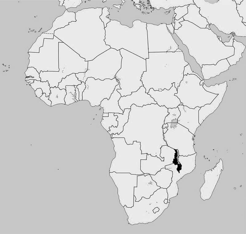 Lake Malawi map
