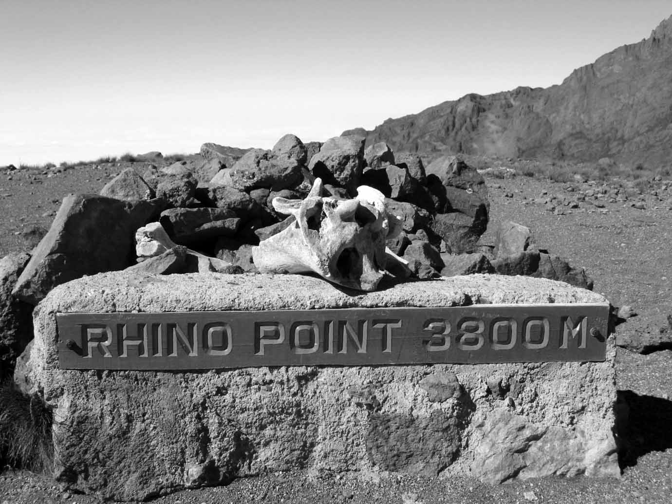 Rhino point Mount Meru