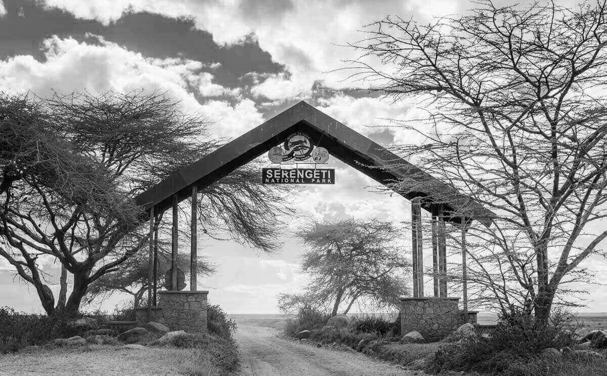 Entrance to the Serengeti National Park