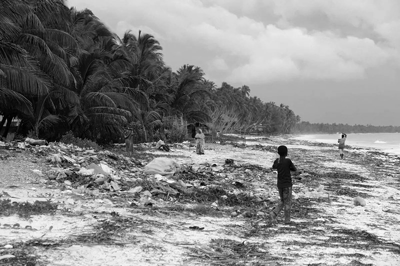 Plastic Pollution - Paje Beach Zanzibar