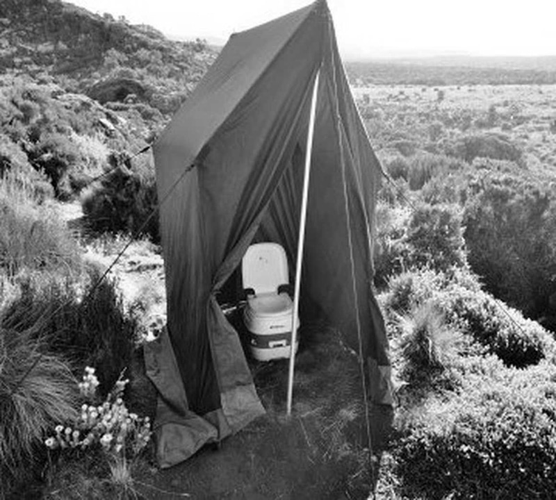 Private Toilet Tents on Kilimanjaro