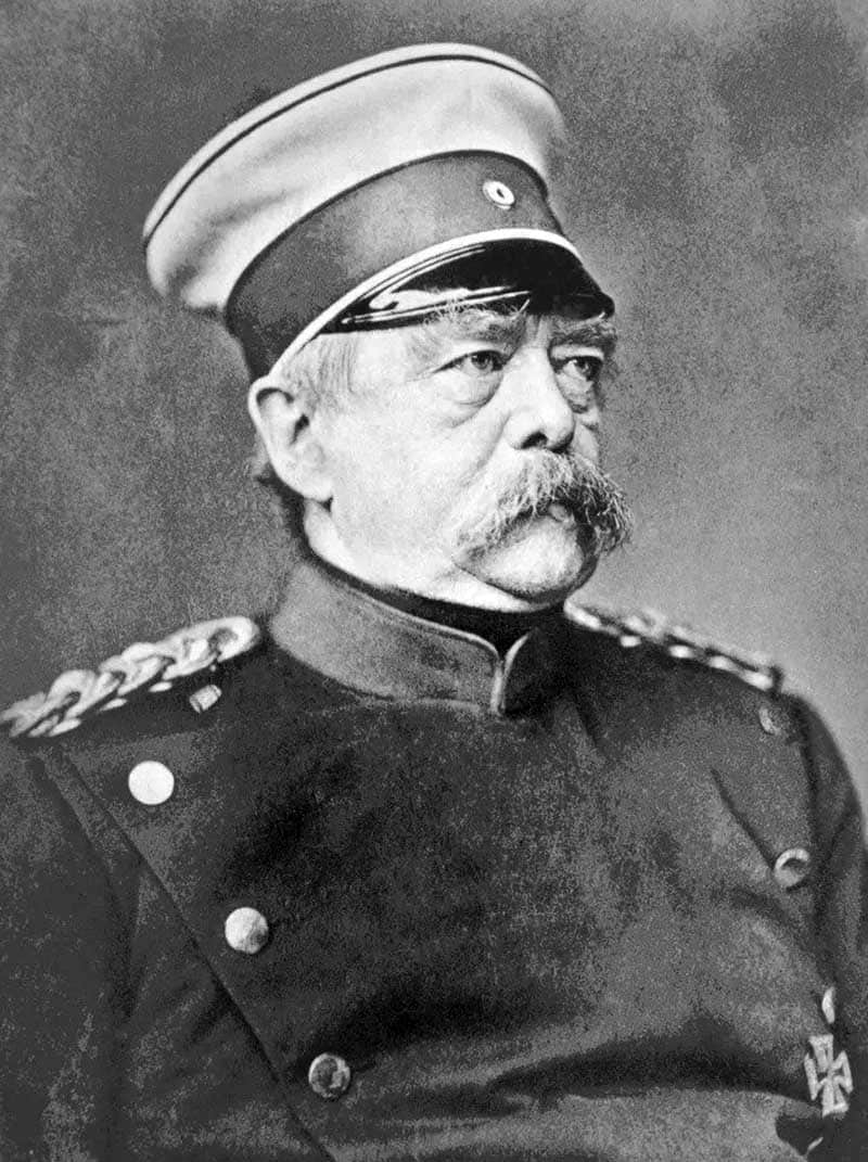 German Chancellor Otto von Bismarck