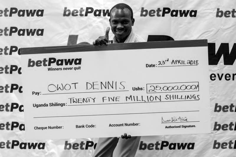 One of BetPawa winners from Uganda
