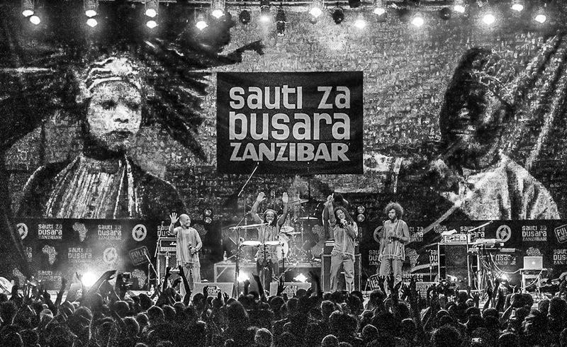 Sauti za Busara Festival - A band playing