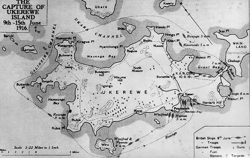 Ukerewe island map