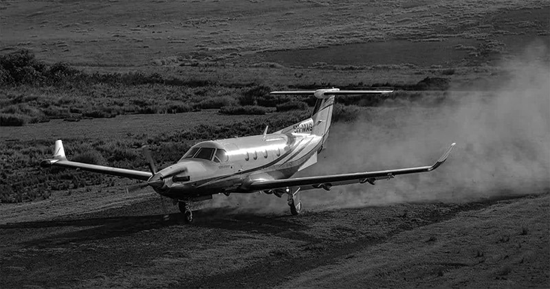 Flight heading to Serengeti from Arusha’s Kogatende airstrip