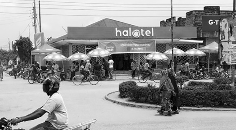 Halotel shop in Tanzania