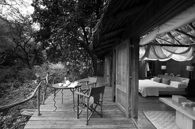 One of the Tree Lodge at Lake Manyara's accommodation with a balcony