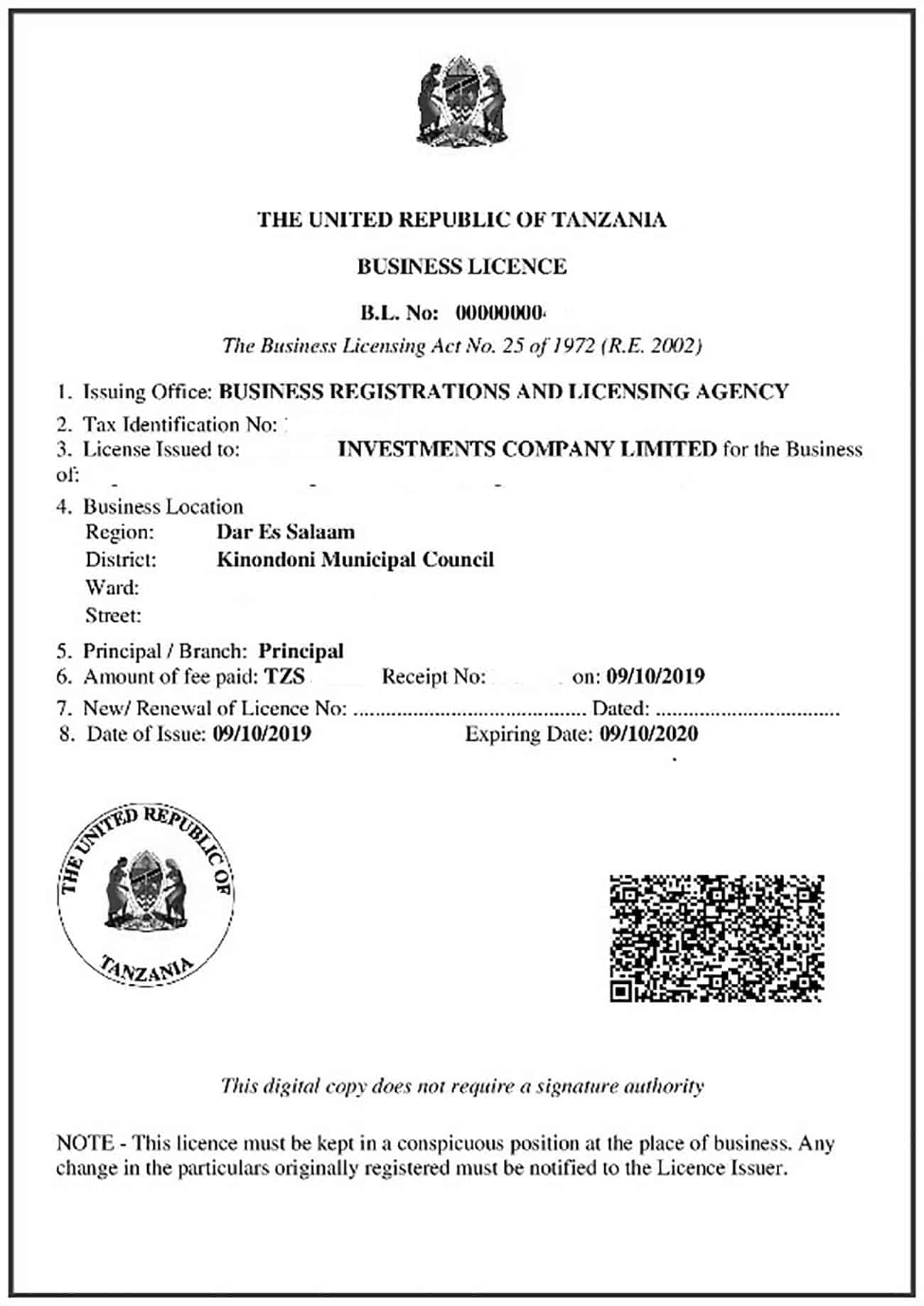 Business License Tanzania How To Obtain It