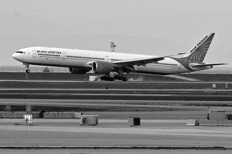 Air India plane taking off