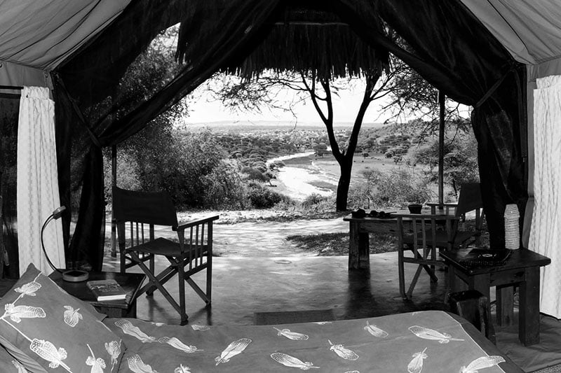 Tarangire safari lodge canvas tent accommodation
